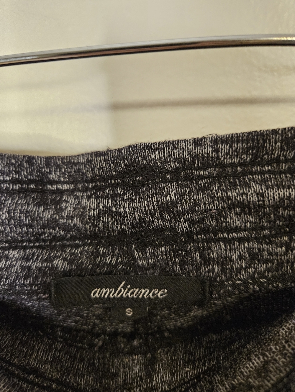 Ambiance Charcoal Gray Marled Joggers Sweatpants Small Womens - Picture 6 of 7